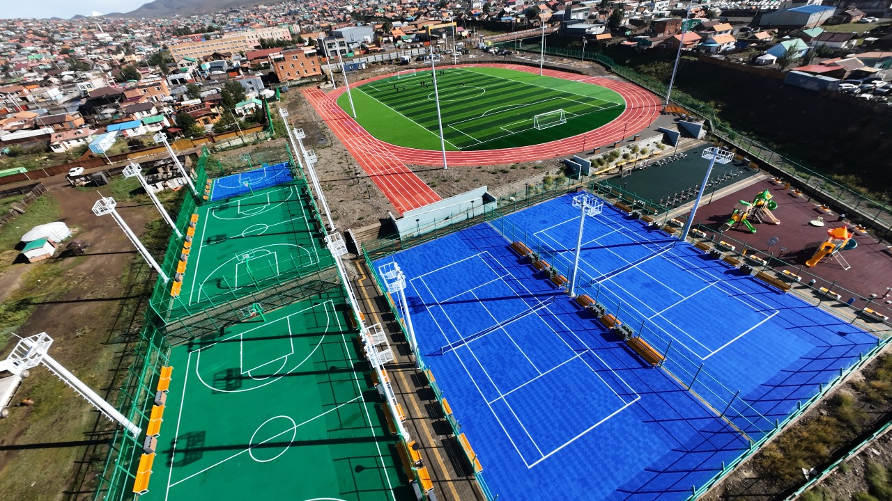 Сонгинохайрхан дүүргийн 3 дугаар хороонд спорт цогцолборын бүтээн байгуулалтыг ашиглалтад ...